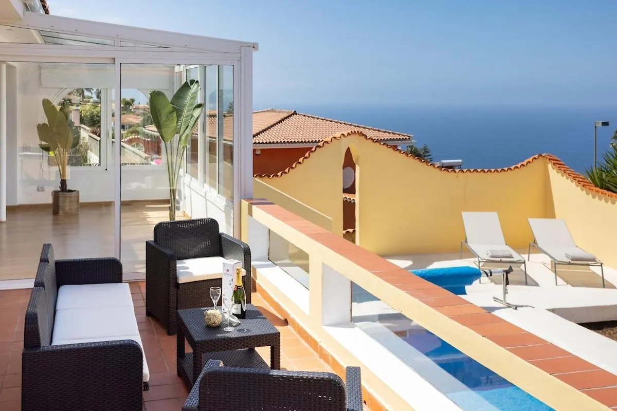 Eden Rentals Villa La Paz Ocean Views Heated Private Pool Sauzal 0*,  Spain
