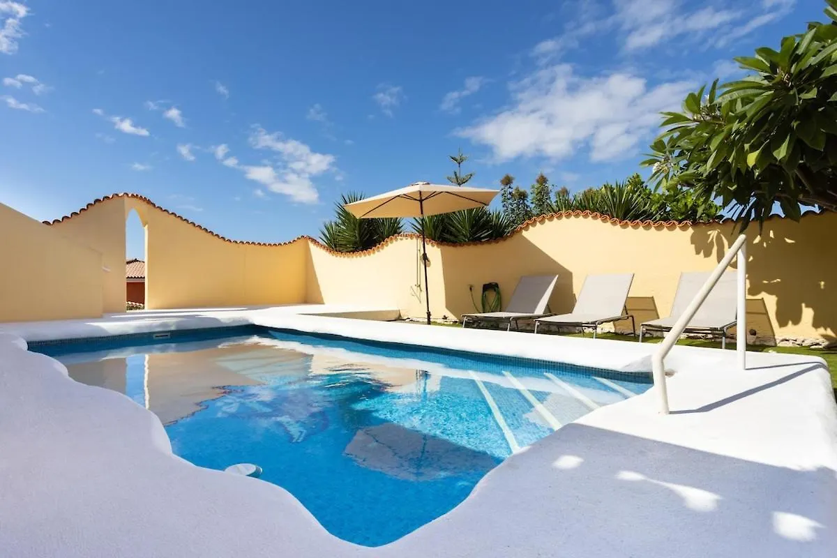 Eden Rentals Villa La Paz Ocean Views Heated Private Pool Sauzal Spain